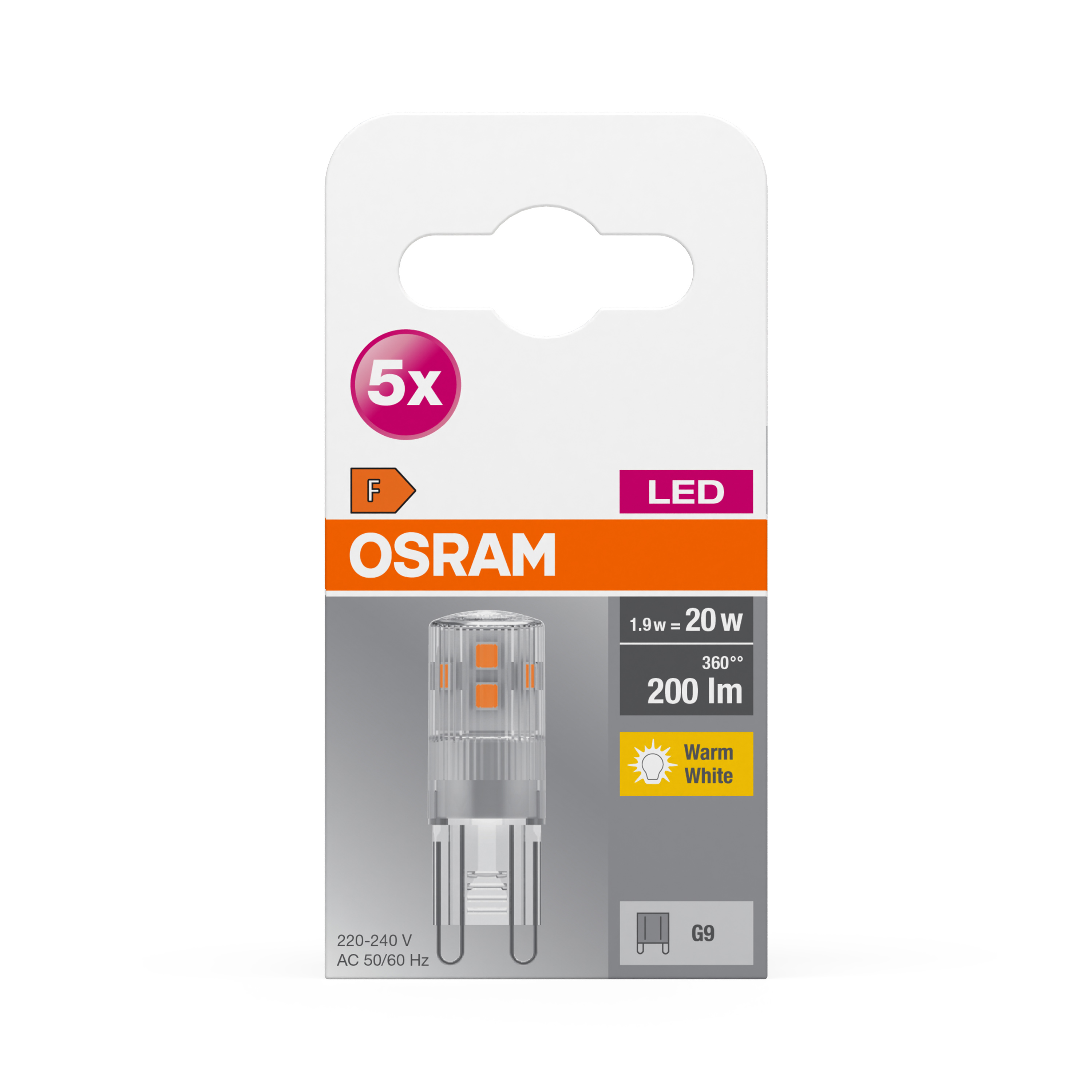 LED BASE PIN G9